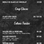 Menu Bella montana Fes June 2023 584509